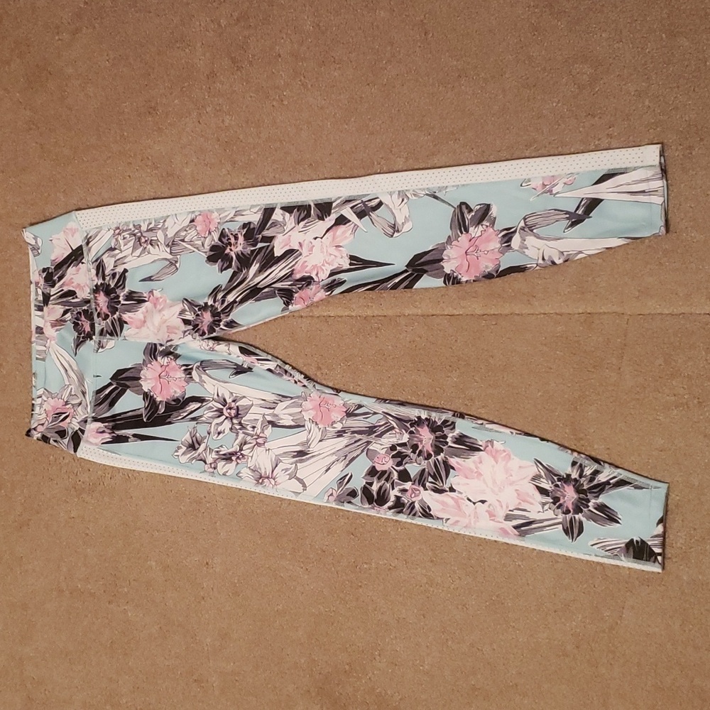 Nike Women's All-In Floral Mesh Panel High-Rise Tights